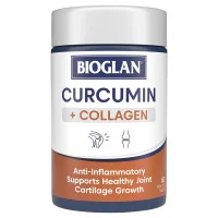 Bioglan Curcumin Plus Collagen For Joints 60 Tablets
