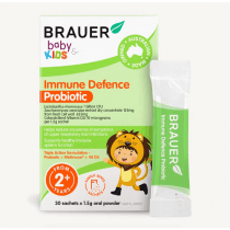 Brauer Baby & Child Immune Defence Probiotic for Kids 30 Sachet