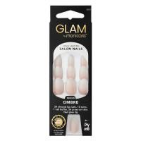 Manicare Glam Press On Nails Medium Almond Fashion Kit