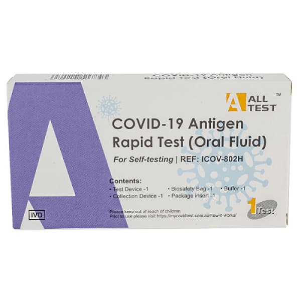 Buy All Test Covid 19 Oral Rapid Antigen Test 1 Pack Online