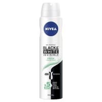 Nivea Black and White Invisible Fresh AntiPerspirant Aerosol Deodorant 250ml