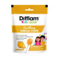 Difflam Kids Soothing Throat Pops Manuka Honey 10 Lollipops
