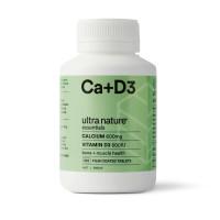 Ultra Nature Essentials Calcium plus Vitamin D3 100 Film Coated Tablets