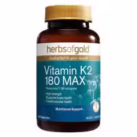 Herbs of Gold Vitamin K2 180 MAX 60 Capsules