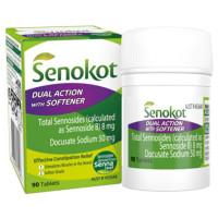 Senokot Dual Action with Softener for Effective Constipation Relief 90 Pack