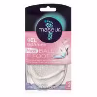 Maseur Footcare Gel Ball of Foot Cushions Maxi Twin