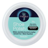 Maseur Footcare Shoe Polish Black 38g