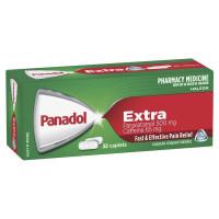 Panadol Extra Optizorb Paracetamol 500 Caffeine 65mg 32 Caplets S2