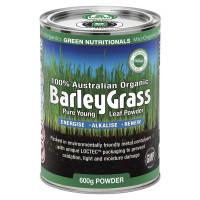 Green Nutritionals Australian 100 Percent Organic Barleygrass 600g Powder eCan