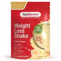 Naturopathica Fatblaster Weight Loss Shake Red Pouch Banana 465g