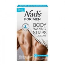 Nads For Men Hair Removal Body Waxing Strips 20 Pack