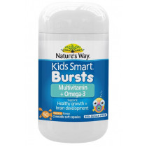 Natures Way Kids Smart Complete Multivitamin + High DHA Fish Oil 50 Capsules