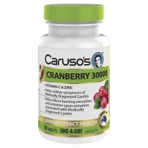 Carusos Cranberry 30000 30 Tablets