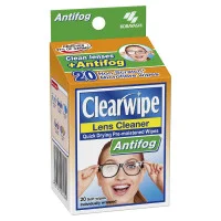 Clearwipe Lens Cleaner With Antifog 20 Wipes