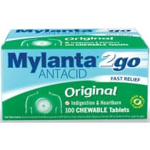 Mylanta 2go Original 100 Chewable Tablets