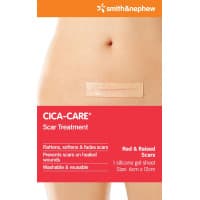 Cica-Care Scar Treatment Silicone Gel Sheet 6cm x 12cm 1 Pack
