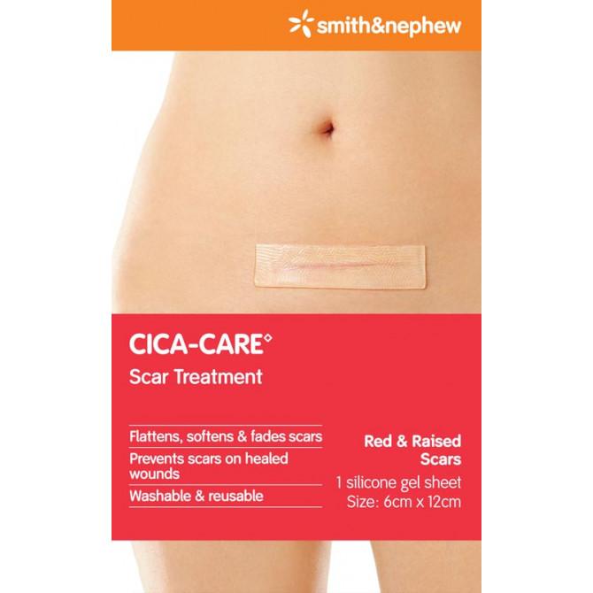 Buy CicaCare Scar Treatment Silicone Gel Sheet 6cm x 12cm 1 Pack