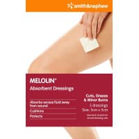 Melolin 5 X 5cm 030913 Pack 5