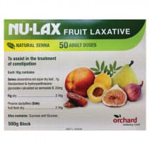 Nulax Fruit Laxative Block 500g