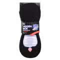 Sox And Lox Mens Sports Cushion Hidden Socks Black Size 7 to 11