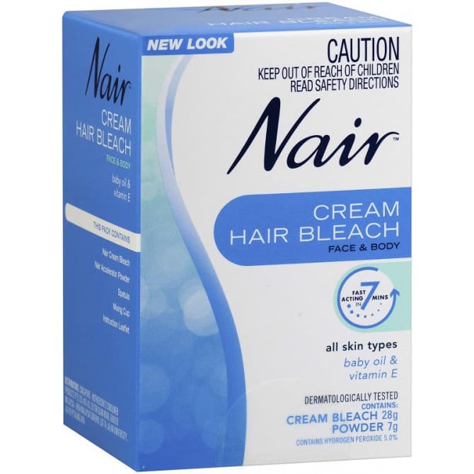Buy Nair Cream Hair Bleach For Face and Body 35g Online | Chempro Chemists