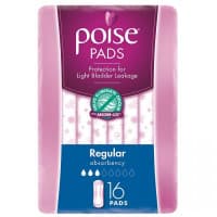 Poise Pads Regular 16 Pack