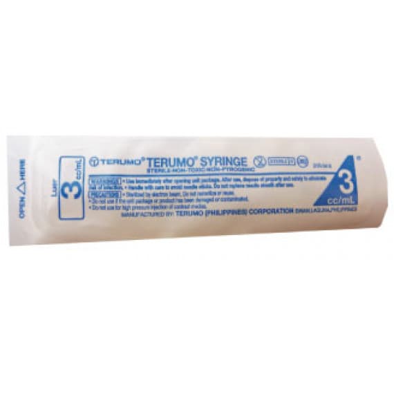 Terumo Syringe 3ml L/S (SS+03S) (Single or BX100)