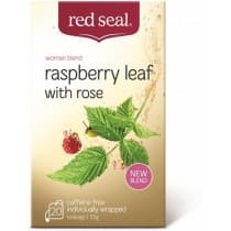 Red Seal Raspberry Leaf Tea with Rose 20 Teabags