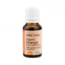 Lively Living Essential Oil Organic Orange 15ml