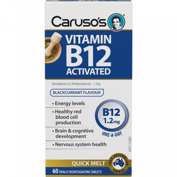 Caruso's Vitamin B12 Activated 60 Tablets