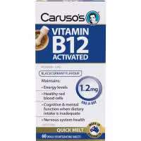 Carusos Vitamin B12 Activated 60 Tablets