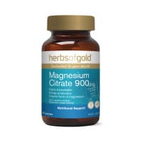 Herbs of Gold Magnesium Citrate 900 60 Capsules