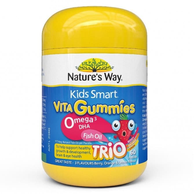 Nature's Way Kids Smart Vita Gummies Omega-3 150 Gummies Exclusive Size main image 0