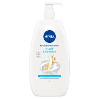 NIVEA Rich Moisture Creme Soft with Almond Oil Body Wash 1L