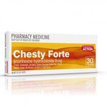 Pharmacy Action Chesty Forte 30 Tablets