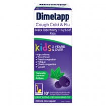 Dimetapp Cough Cold + Flu Kids Elderberry + Ivy Leaf 200ml