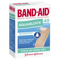 Band Aid Aquablock Regular 40 Sterile Strips