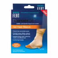 Neat Feat Spandex Gel Heel Sleeve Medium