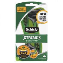 Schick Xtreme 3 Sensitive Disposables 4 Pack