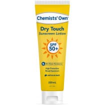 Chemists Own Dry Touch Sunscreen Lotion SPF 50 200ml