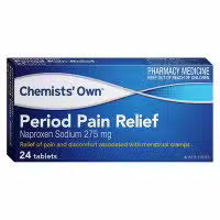 Chemists Own Period Pain Relief 24 Tablets