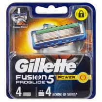 Gillette Fusion5 Pro Glide Power Cartridges 4 Pack