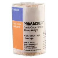 Primacrepe Elastic Crepe Bandage Heavy Tan 7.5cm x 2.3m