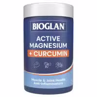 Bioglan Active Magnesium Plus Curcumin 120 Tablets