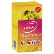 LifeStyles Party Mix Condoms 20 Pack