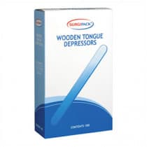 Surgipack Wooden Tongue Depressors 100 Pack