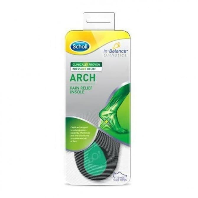Buy Scholl In Balance Orthotics Arch Insole Small 1 Pair Online Chempro Chemists