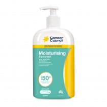 Cancer Council Moisturising Sunscreen SPF 50+ Pump 500ml