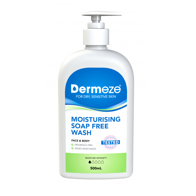 Buy Dermeze Moisturising Soap Free Wash 500ml Online Chempro Chemists