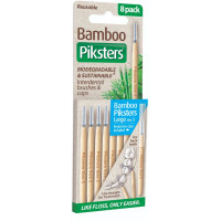 Piksters Bamboo Straight Interdental Brush Size 5 8 Pack